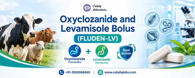 Oxyclozanide and Levamisole Bolus (FLUDEN-LV)
